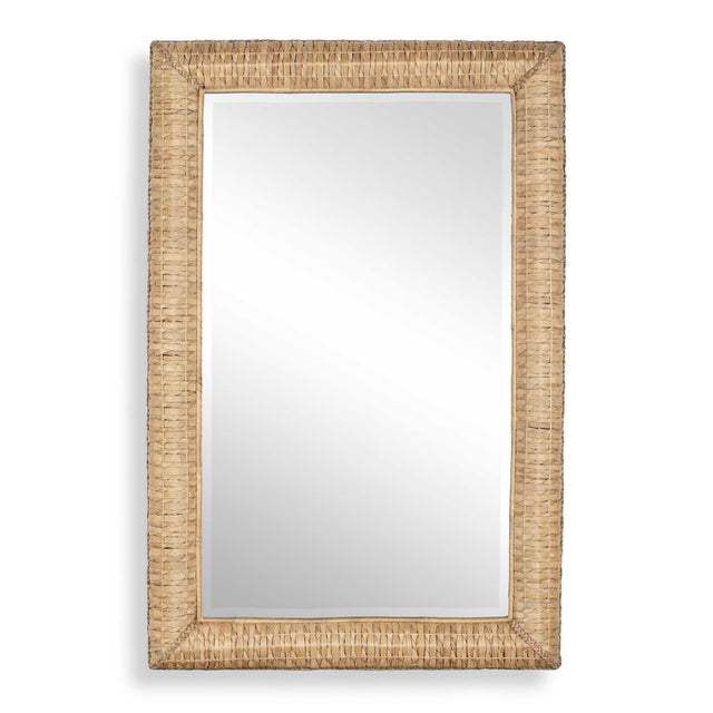 Twisted Seagrass Large Mirror Woodtone - Light Brown by Uttermost - View 1