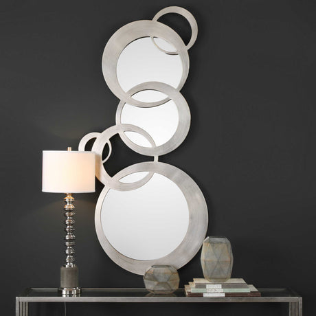 Odiana Rings Modern Mirror - Silver by Uttermost - View 2