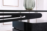 Suffolk - Contemporary Black Ash Desk - View Image 1