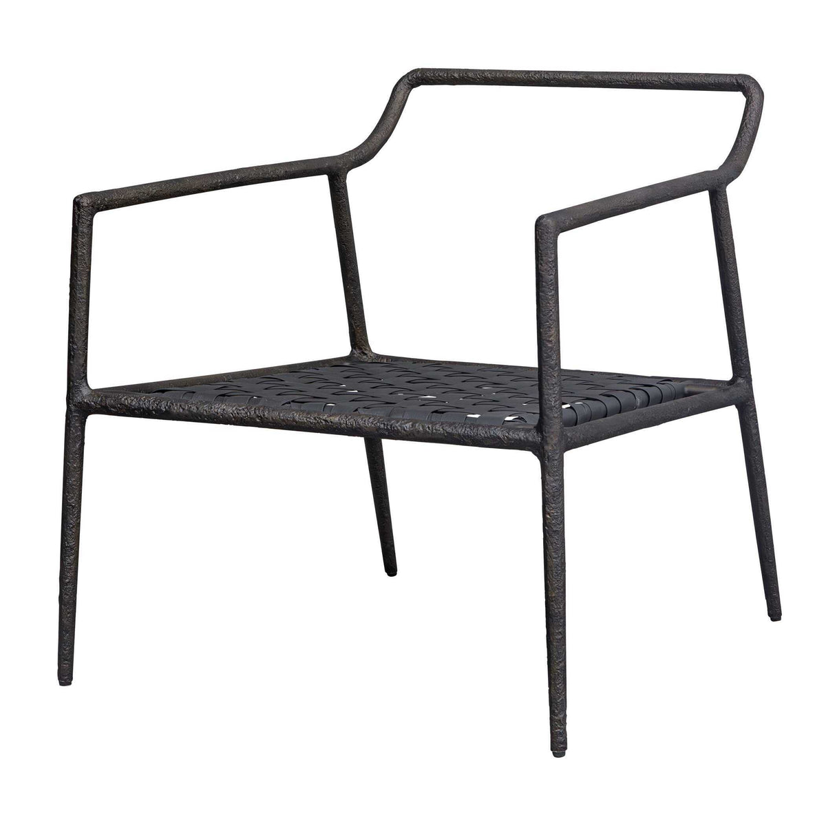 Thayer Outdoor Upholstered Lounge Chair - White by Uttermost - View 10