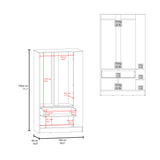 Armoire 71.1' H, 3 Doors, 1 Drawer, Black Wengue - Bedroom - sold by Home Elegance USA