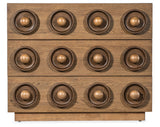 Commerce And Market Knobby 3-Drawer Accent Chest - Light Brown by Hooker Furniture - View 4