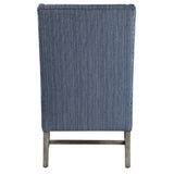 Galiot Wingback Accent Chair - Blue / White by Uttermost - View 6