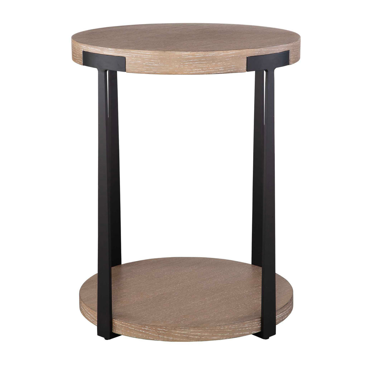 Palisade Round Side Table Natural - Light Brown by Uttermost - View 5