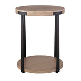 Palisade Round Side Table Natural - Light Brown by Uttermost - View 5