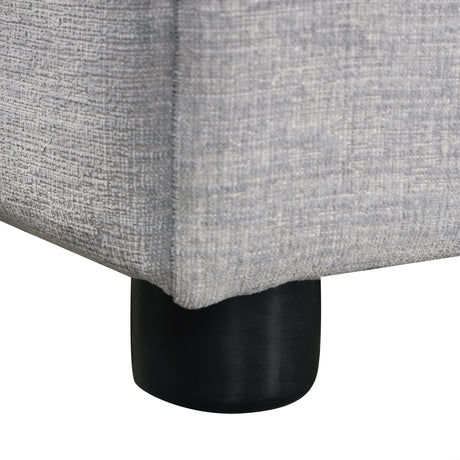 Versatile Oversized U-shaped Sectional Sofa Bed with Storage Chaise Lounges and USB Ports, Gray Chenille, 110.2' - sold by Home Elegance USA