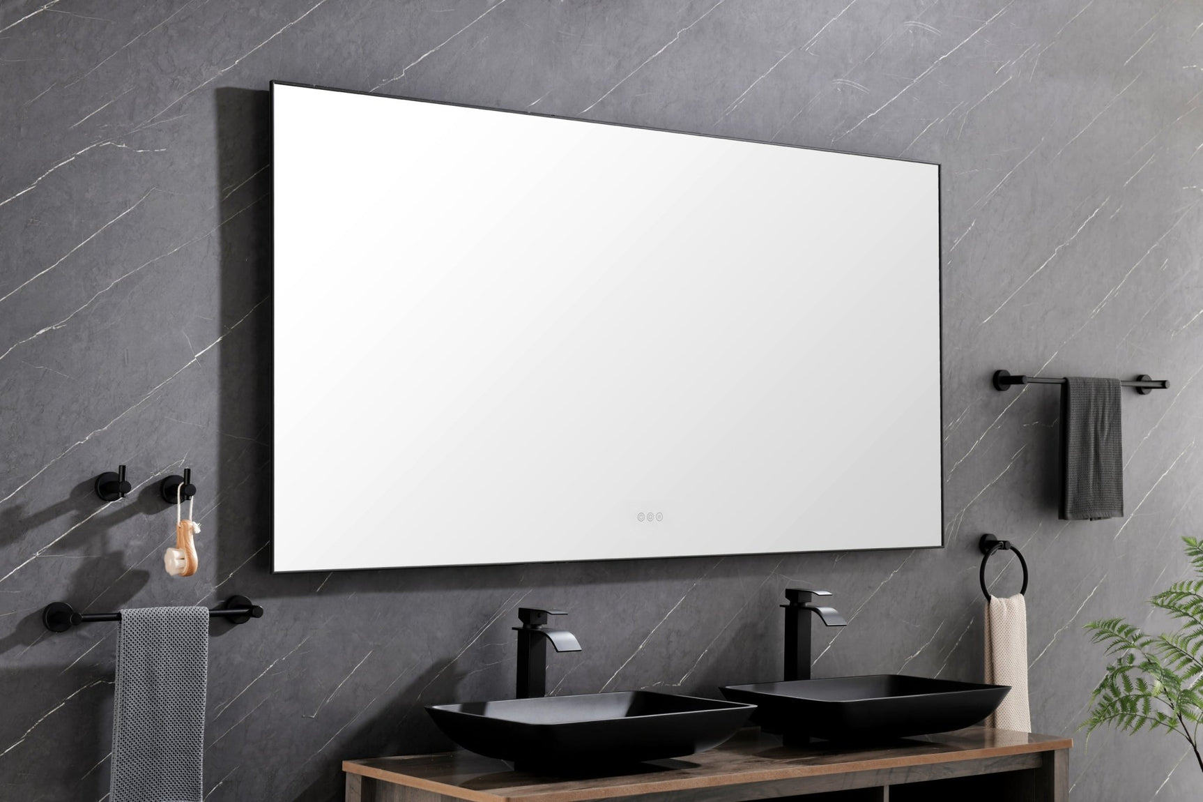 72x 36Inch LED Mirror Bathroom Vanity Mirror with Back Light, Wall Mount Anti - Fog Memory Large Adjustable Vanity Mirror - W1272103529 - image - 11