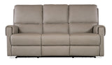 Somers Sofa With Power Recline & Power Headrest - Light Gray by Hooker Furniture - View 8