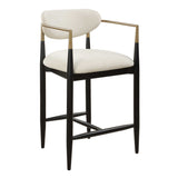 Moxie Counter Stool - Black / White by Uttermost - View 3