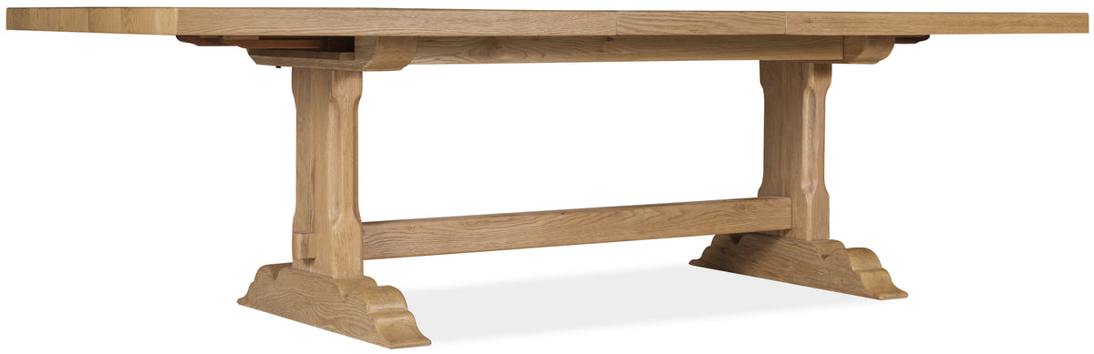 Driftwood Rectangular Dining Table With Two Leaves Buckboard - Light Brown by Hooker Furniture - View 4