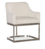 Modern Mood Upholstered Arm Chair With Metal Base - Beige by Hooker Furniture - View 1