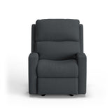 Catalina Transitional Fabric Power Recliner With Power Headrest | Flexsteel