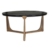 Bohdi Outdoor Coffee Table Brass / Black - Gold / Black by Uttermost - View 3