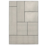 Puzzle Piece Oversized Mirror - Black by Uttermost - View 1