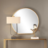 Cabell Mirror - Gold by Uttermost - View 2