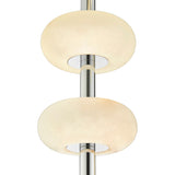 Spanish Alabaster Round Chandelier // Chrome  | Finesse - Home Elegance USA