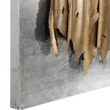 Lev Metal Wall Decor - Gold / Silver by Uttermost - View 7