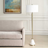 Curran Tapered Metal Floor Lamp - White by Uttermost - View 3