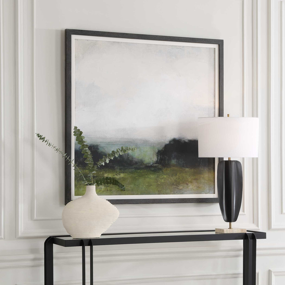 First View Of The Water Framed Print - Gray by Uttermost - View 3