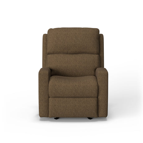 Catalina Transitional Fabric Power Rocking Recliner With Power Headrest | Flexsteel