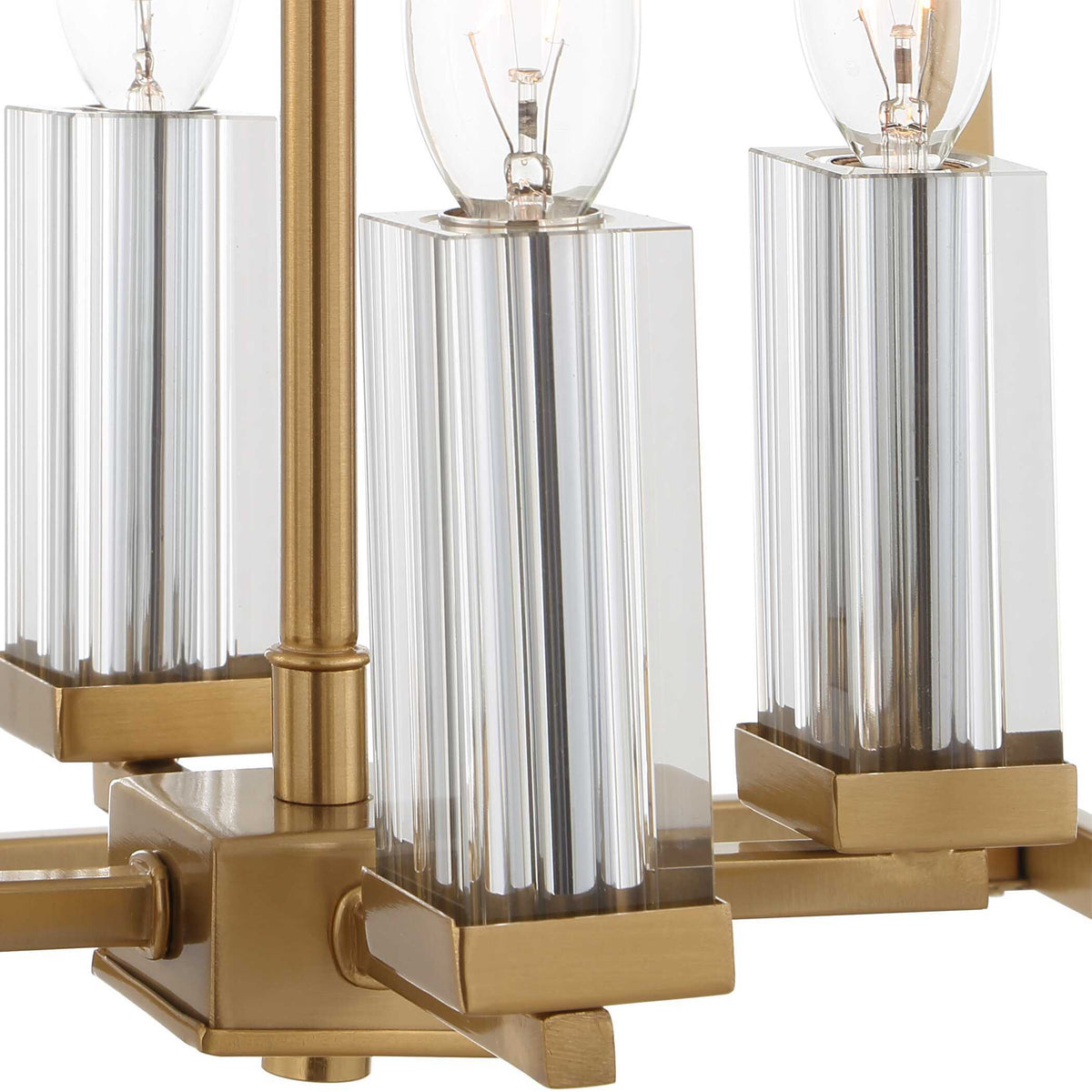 Montreal 4 Light Brass Lantern Pendant - Gold by Uttermost - View 10