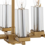 Montreal 4 Light Brass Lantern Pendant - Gold by Uttermost - View 10