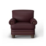 Bay Bridge Leather Chair With Nailhead Trim | Flexsteel