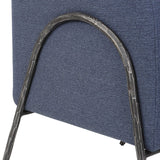 Jacobsen Barrel Chair Denim - Blue by Uttermost - View 7