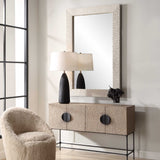 Everest Ivory Stone Mirror - Beige by Uttermost - View 3