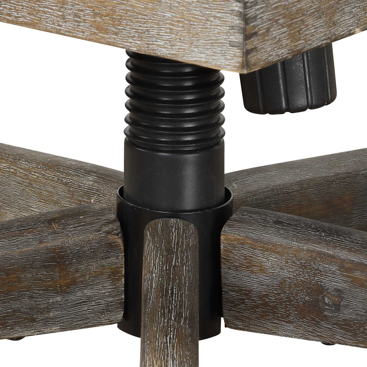 Aidrian Desk Chair Charcoal - Dark Gray by Uttermost - View 6
