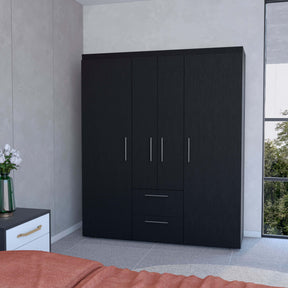 Wenge All-In-One 2-Door Armoire - sold by Home Elegance USA