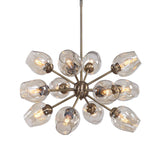 Chet 12 Light Sputnik Chandelier - Light Brown by Uttermost - View 1
