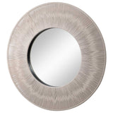 Sailor's Knot Round Mirror - Beige by Uttermost - View 4