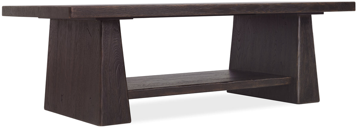 Driftwood Rectangle Coffee Table Burnt Timber - Black by Hooker Furniture - View 1
