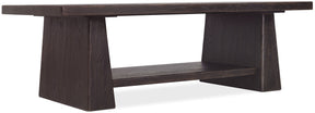 Driftwood Rectangle Coffee Table Burnt Timber - Black by Hooker Furniture - View 1