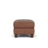 Dana Leather Ottoman | Flexsteel