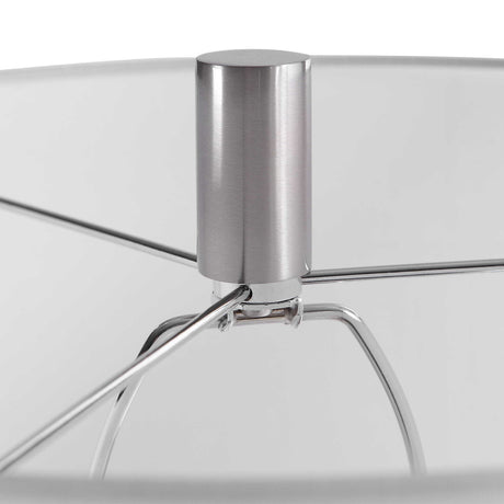 Georgios Cylinder Table Lamp - White by Uttermost - View 6