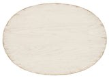 Americana One-Drawer Oval Nightstand - White by Hooker Furniture - View 6