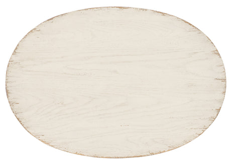 Americana One-Drawer Oval Nightstand - White by Hooker Furniture - View 6