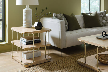 Banyon Bay End Table Desert Oak - Light Brown by Hooker Furniture - View 5