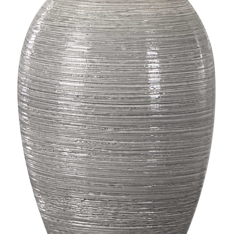 Dinah Textured Table Lamp - Gray / Beige by Uttermost - View 5