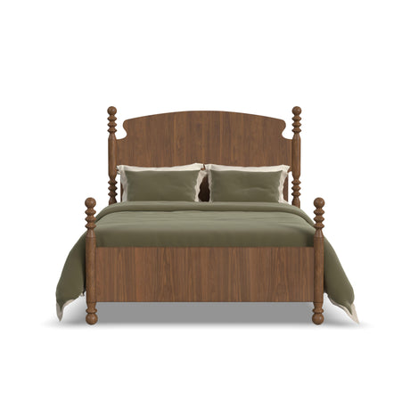 Azalea Queen Panel Bed - Walnut | Flexsteel