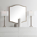 Cerise Mirror - Gold by Uttermost - View 2