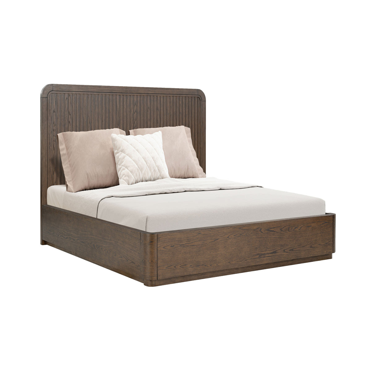 Athens Queen Panel Bed - Dark Brown | Flexsteel