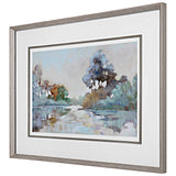 Morning Lake Watercolor Framed Print - Blue by Uttermost - View 4