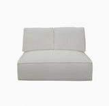 Divani Casa Lulu - Modern White Fabric Modular Sectional Sofa | VIG | Home Elegance USA