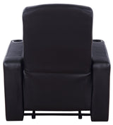 5 Pc Theater Seating (3R) - Cyrus Upholstered Recliner Living Room Set Black - 600001 - S3A - image - 6