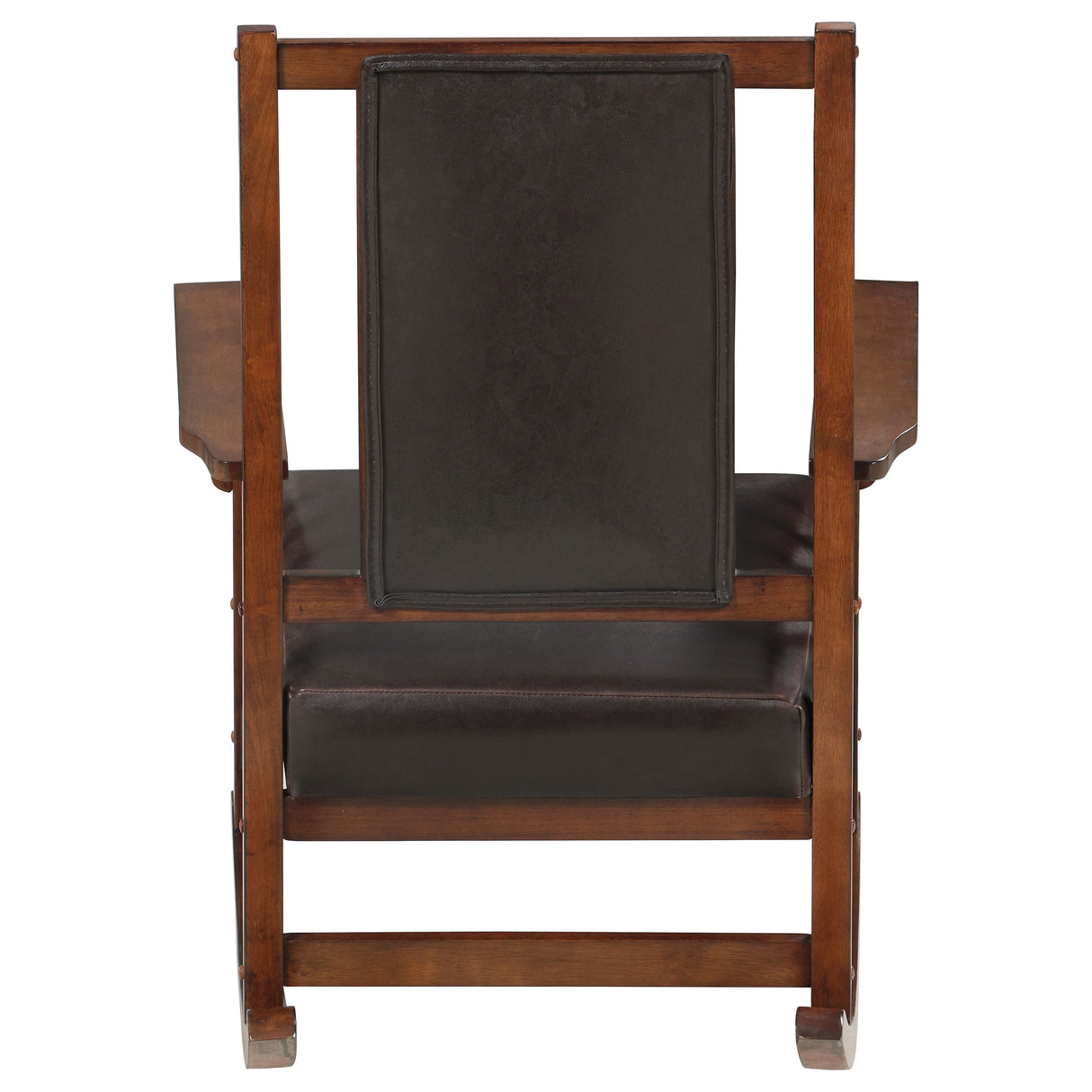 Rocking Chair - Ida Upholstered Rocking Chair Tobacco and Dark Brown