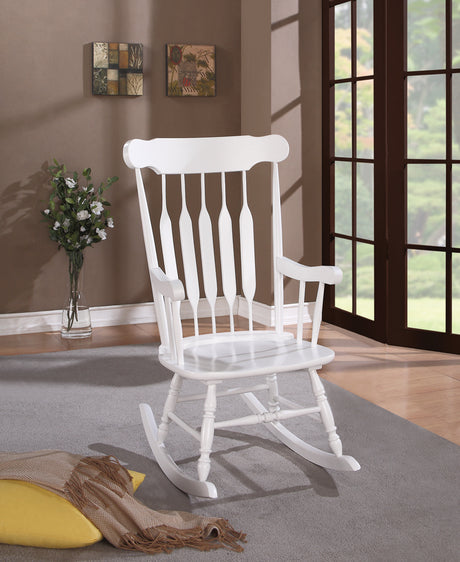 Rocking Chair - Gina Back Rocking Chair White