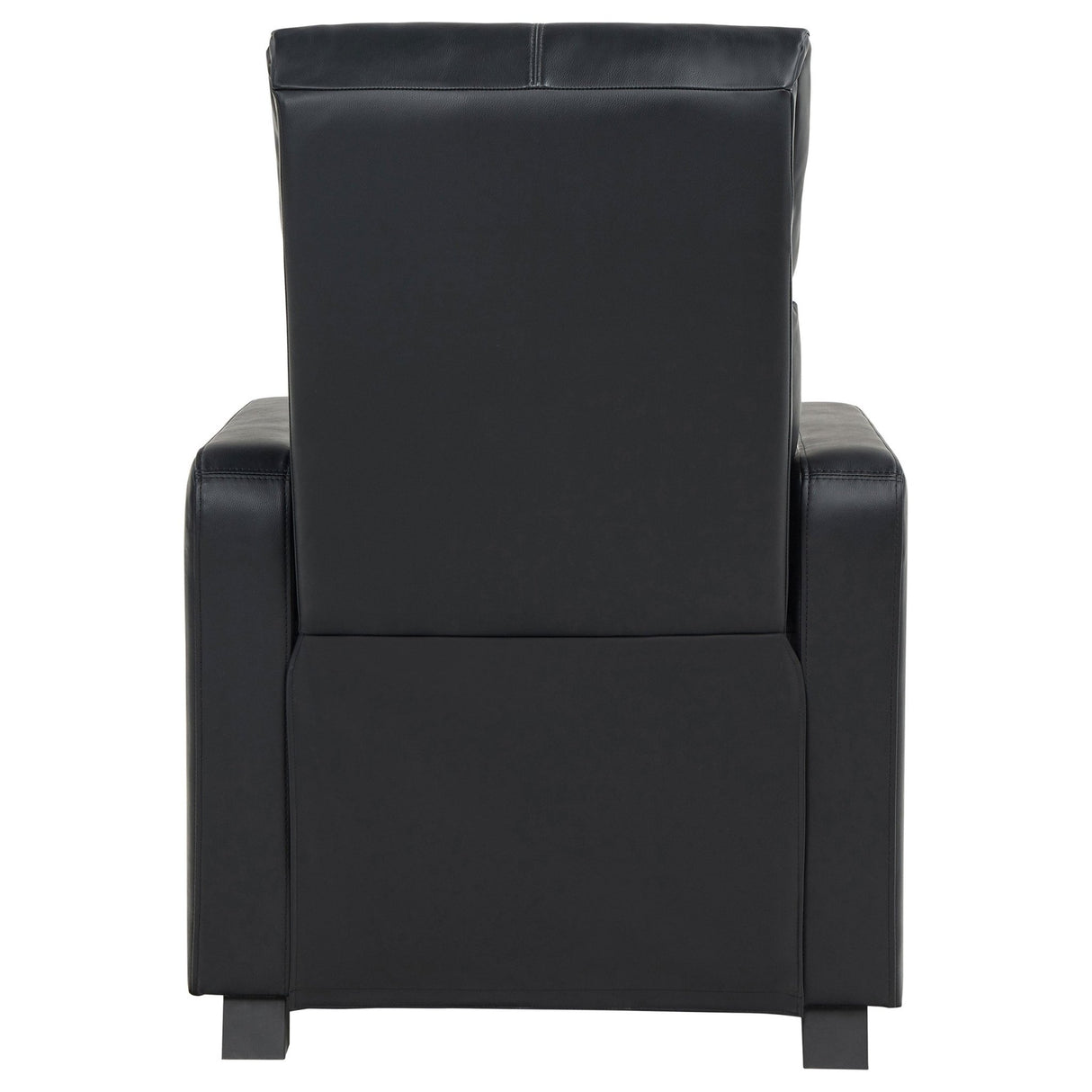 5 Pc Theater Seating (3R) - Toohey Upholstered Tufted Recliner Living Room Set Black - 600181 - S3A - image - 8